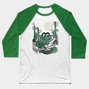 Vintage Frog Life Baseball T-Shirt